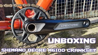 UNBOXING MY SHIMANO DEORE M6100 CRANKSET  SHIMANO [upl. by Diaz282]