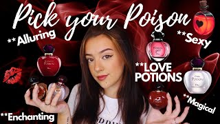 🔮 DIOR POISON PERFUME RANGE REVIEW WHICH POISON IS THE BEST🤔🧪 [upl. by Annovoj]