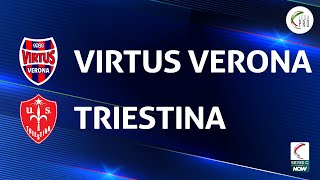 Virtus Verona  Triestina 02  Gli Highlights [upl. by Ressler300]