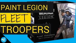 Star Wars Legion Rebel Fleet Troopers Speed Painting Guide [upl. by Oscar]