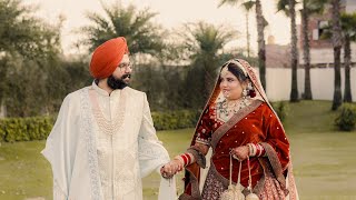 Best Sikh Wedding Highlights Jasmeet  Jasleen  Amritsar  Studio Ulike [upl. by Nylannej]