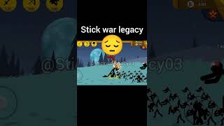 Stick war legacy game stickwar3 stickwarlegacy gameplay shorts 4k trending trend stickman [upl. by Rossner]