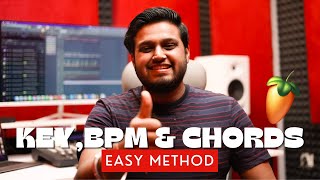 How To Find Key Bpm amp Chords of Any Song Very Easy Method  FL Studio WIth Kurfaat [upl. by Rama]