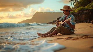 Hawaiian Music  Tropical Beach Music and Beautiful Hawaii Scenery  Hawaii Travel Video [upl. by Hebbe]