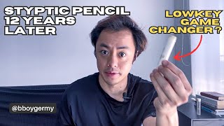 Why this is a Game Changer Styptic Pencil 12 Years Later [upl. by Anyad438]