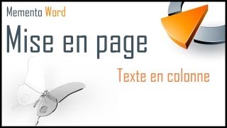 Texte en colonne dans Word  Formation Word Marseille [upl. by Yvan630]