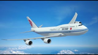 Air China Boeing 7478 Premium Economy Class  CA981  BEIJING  NEW YORK  North Pole Route [upl. by Hyland]