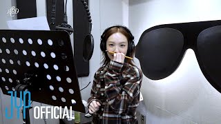 NAYEON quotABCDquot Recording Behind [upl. by Norvan]