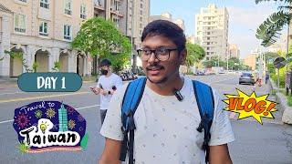 First day experience in Taipei city 🤔 Taiwan Vlog 1 [upl. by Netsyrk]