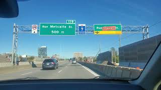 Highway 417 Construction Update Carling to Kent October 12 2024 eastbound lanes [upl. by Nniuqal]