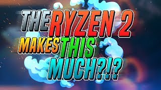 How much does the Ryzen 5 2600x make Monero XMR [upl. by Aretahs]