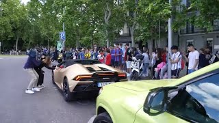 Chocan LAMBORGHINI a LLADOS en Madrid  Llados TV [upl. by Ellivro204]