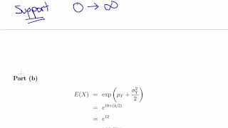 Lognormal Distribution  Worked Example [upl. by Melton987]