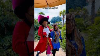 I MET DISNEY CHARACTERS  Uma Disneybound 💙🏴‍☠️ descendants2 disneyland descendants3 villain [upl. by Paderna]