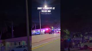 Swat standoff at Relax Inn in Fort Lauderdale Florida [upl. by Duane]