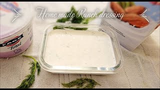 Home made ranch dressing  No mayonnaise No Sour creamNo onionNo garlicDetox weight loss recipe [upl. by Aiyram]