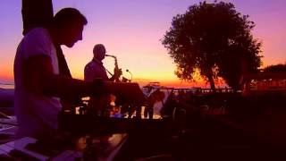 Saxophonist playing in the sunset with a DJ [upl. by Miah]