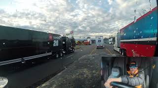 POV NASCAR Hauler Parking at Atlanta Motor Speedway [upl. by Hank]