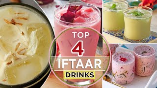 Top 4 Refreshing Iftar Drinks Recipe By Food Fusion [upl. by Coyle602]