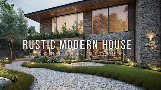 Rustic Modern House Design Ideas Stunning Open Floor Plans and Cozy Interiors [upl. by Wiener]