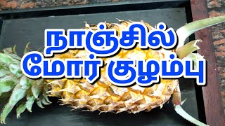 நாஞ்சில் மோர் குழம்பு  அன்னாசி பழம் Pineapple cooking foodie nanjil healthy food youtube [upl. by Nahsab736]