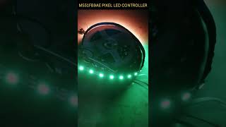 MS51FB9AE PIXEL LED CONTROLLERWS2812 PIXEL LEDNUVOTONANIMATIONDIY SHORTS YT SHORTS [upl. by Angelis]