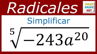 SIMPLIFICACIÓN DE EXPRESIONES CON RADICALES  Ejercicio 6 [upl. by Marcelle]