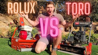 Rolux Professional VS Toro Greensmaster 1000 [upl. by Inalak]