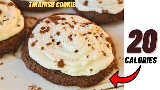 Low calorie TIRAMISU COOKIES  HEALTHY TIRAMISU COOKIES RECIPE  LOW CALORIE TIRAMISU [upl. by Launame]