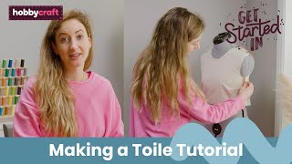 Making a Toile Tutorial  Get Started in Sewing  Hobbycraft [upl. by Arbuckle207]