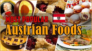 Top 10 Most Popular Austrian Dishes  Austrian Best Street Foods  OnAir24 [upl. by Llehcal]