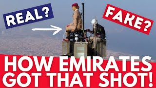 How Did Emirates Get THAT Drone Shot Real or Fake Behind the Scenes [upl. by Finzer]