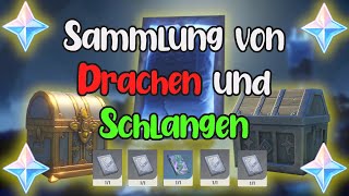 5 verlorene Bücher Sammlung von Drachen und Schlangen  Enkanomiya  Genshin Impact 24  deutsch [upl. by Leipzig]