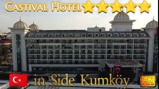 🇹🇷Türkeiurlaub 2023 Hotel Castival in Side Kumköy [upl. by Figge]