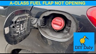 Mercedes A Class fuel cap wont open how to access amp fix [upl. by Mandel636]