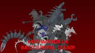 The Mechagodzilla Battle Royal Teaser Trailer  A Godzilla Stick Nodes Teaser Trailer Animation [upl. by Tedda]