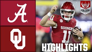 Alabama Crimson Tide vs Oklahoma Sooners  Full Game Highlights  ESPN College Football [upl. by Bergeman]