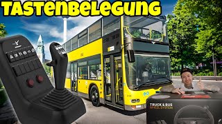 IMMENSIVES FAHREN MIT ABSTRICHEN  TASTENBELEGUNGEN mit AEROSOFT Truck amp Bus Wheel System  The Bus [upl. by Elwood]