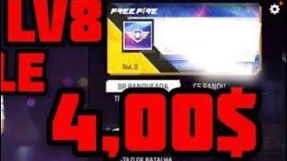 CONTA FREE FIRE NIVEL 8 BARATINHO DEMAIS INCRÍVEL 😱🔥 [upl. by Puna]