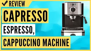 Capresso 11604 Pump Espresso and Cappuccino Machine EC100 Review [upl. by Kovacs]