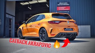 ON POSE UNE CATBACK AKRAPOVIC SUR CETTE MEGANE 4RS 18T 280CV 🔥 [upl. by Eugenia62]