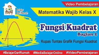 Fungsi Kuadrat Bagian 2  Grafik Fungsi Kuadrat Matematika Wajib Kelas X m4thlab [upl. by Tshombe]