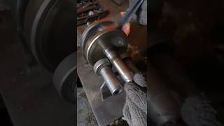 How to crank shaft fitting hammer balancing subscribe shortsfeed machine mechanical shorts fyp [upl. by Nwahsd591]