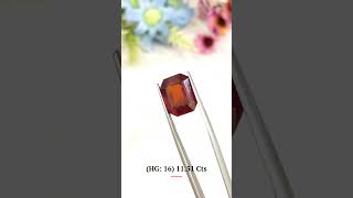 Hessonite Garnet 16 1151 Carat [upl. by Cooperman330]