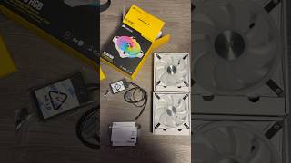 Corsair QL 140 Wow corsair fans corsairgaming gaming rgb pc asus gpu nvidia white [upl. by Gorrono]