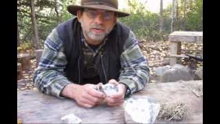 Locating And Using Rocks to Start A Fire [upl. by Molini]