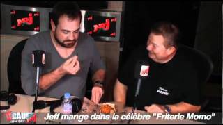 Jeff mange la friterie de MOMO  sur NRJ cauetofficiel [upl. by Enilorak917]