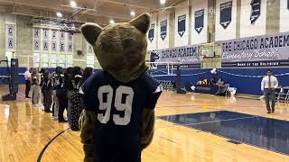 CA vs Steinmetz Girls Varsity VolleyballSenior Night [upl. by Jake]