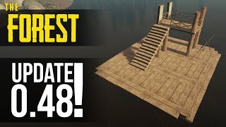 UPDATE v048 Large Raft Story Update The Forest S1 Episode 9 [upl. by Suissac]