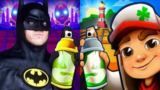 Subway Surfers Easter Ireland 2024 Floor is Lava Red Panda vs Batman and The Flash Hero Run Gameplay [upl. by Auqinet]